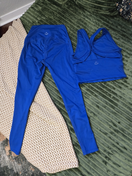 Beyond Yoga Pants - Beyond Yoga Power Beyond Blue Leggings and Tank Set